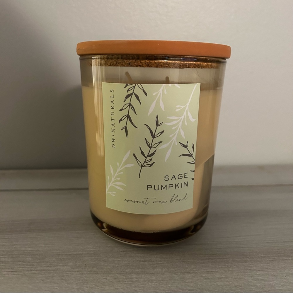 Brand New Sage Pumpkin Candle